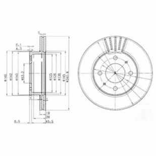 Tarcza hamulcowa DELPHI BG3749 - Tarcze hamulcowe - miniaturka - grafika 1