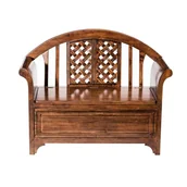 Ławki do przedpokoju - Dekoria Ławka ze skrzynią Montri 115x50x91cm 115x50x91cm 006-219 - miniaturka - grafika 1