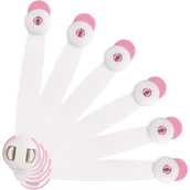 Zawiasy, okucia i inne akcesoria - Blokady do drzwi szafek dla dzieci, 6 szt. zatrzasków zabezpieczających dla dzieci, blokada zabezpieczająca do drzwiczek dla dzieci do szuflad, drzwi, - miniaturka - grafika 1