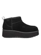 Botki damskie - UGG Skórzane botki "Cityfunc Ultra Mini" w kolorze czarnym - miniaturka - grafika 1
