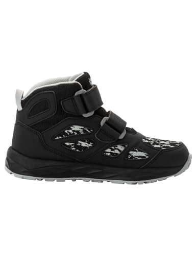 Jack Wolfskin Woodland 2 Texapore Mid Vc K dziecięce buty trekkingowe, uniseks, Phantom, 27 EU