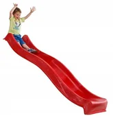 Place zabaw - Zjeżdżalnia ślizg 2,5m BELGIJSKA czerwona - miniaturka - grafika 1