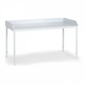 Stoły warsztatowe - B2B Partner Stół montażowy z obramowaniem, długość 1600 mm 101638 - miniaturka - grafika 1