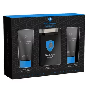 SET TONINO LAMBORGHINI Acqua EDT spray 100ml + AFTERSHAVE Balm 100ml + SHOWER GEL 100ml - Wody i perfumy damskie SET TONINO LAMBORGHINI Acqua EDT spray 100ml + AFTERSHAVE Balm 100ml + SHOWER GEL 100ml - Wody i perfumy damskie - miniaturka - grafika 1