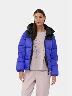 4F Kurtka zimowa 4FAW23TDJAF230 Niebieski Regular Fit - Kurtki damskie - miniaturka - grafika 1
