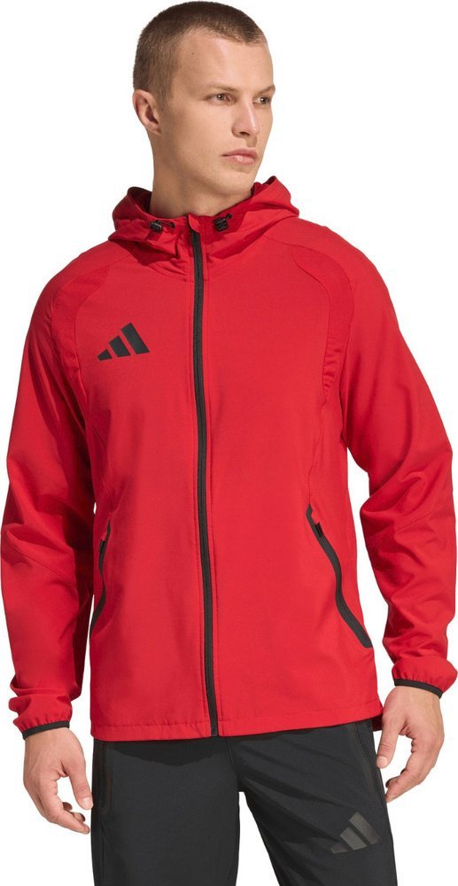 Kurtka męska Adidas Kurtka męska adidas Tiro 26 Travel Windbreaker czerwona KD3337 M