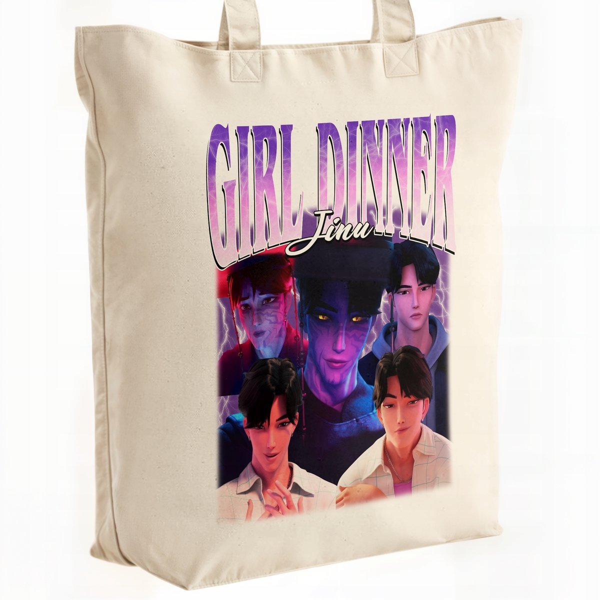 Torba bawełniana premium KPopowe Łowczynie Demonów Huntrix Saja Dla Fanów