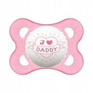 Smoczki uspokajające - Mam MAM Smoczek uspokajający 2-6 Love &amp; Affection Dady Girl - miniaturka - grafika 1