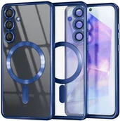 Etui i futerały do telefonów - Etui do Galaxy S25 Plus 5G MagSafe, niebieskie - miniaturka - grafika 1