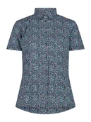 Koszulki sportowe damskie - CMP Koszula funkcyjna w kolorze zielono-granatowym - miniaturka - grafika 1