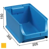 Skrzynki i torby narzędziowe - Allit pojemnik ProfiPlus nr 4, żółty 204x350x150mm (456214) - miniaturka - grafika 1