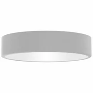 Lampy sufitowe - Szary plafon minimalistyczny 137623620835 LED 48W salonowy - miniaturka - grafika 1