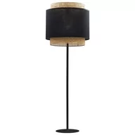 Lampy stojące - TK Lighting Lampa podłogowa nowoczesna BOHO Black 1pł. ratan  5568 - miniaturka - grafika 1