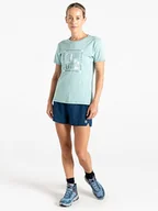 Koszulki sportowe damskie - Dare 2b Koszulka funkcyjna "Tranquility III Tee" w kolorze błękitnym - miniaturka - grafika 1