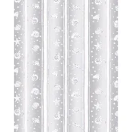 Zasłony prysznicowe - Zasłonka peva shell biała - miniaturka - grafika 1