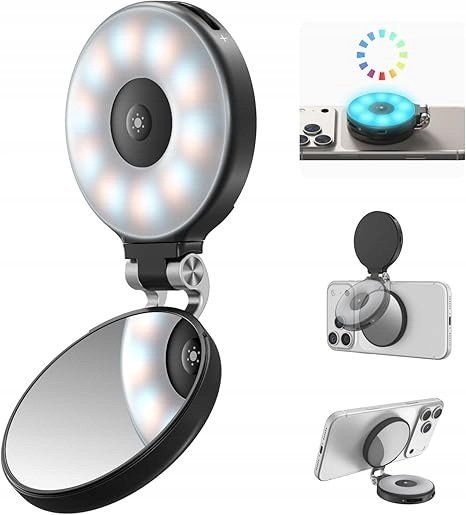 Lampa pierścieniowa Telesin TELESIN Magnetic Selfie Ring Light RGB version