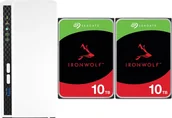 Serwery plików NAS i macierze dyskowe - Serwer plików Qnap TS-233 + 2x Seagate IronWolf 10TB ST10000VN000 - miniaturka - grafika 1