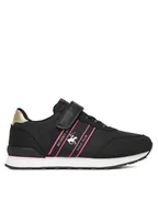 Buty dla dziewczynek - Beverly Hills Polo Club Sneakersy CP23-V9-240081(DZ) Czarny - miniaturka - grafika 1