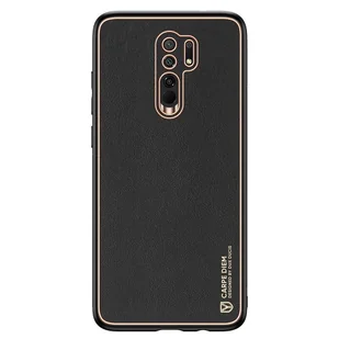Xiaomi Dux Ducis Dux Ducis Yolo ze skóry do Redmi 9 Czarne ducis_20210419132413 - Szkła hartowane na telefon - miniaturka - grafika 1