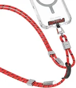 Kable USB - Universal phone lanyard cable 2in1 Skinarma Dyno Ve USB-C/USB-C red - miniaturka - grafika 1