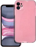 Etui i futerały do telefonów - OEM Futerał CLEAR CASE 2 mm BLINK do IPHONE 11 różowy - miniaturka - grafika 1