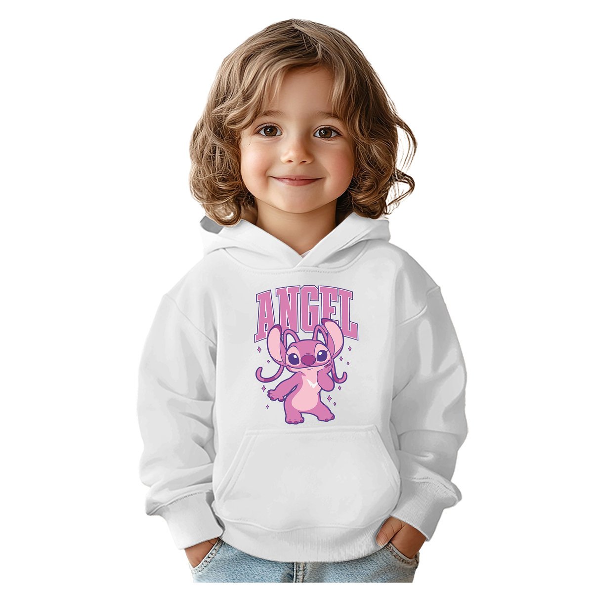 BLUZA DZIECIĘCA ANGEL ANDZIA 134-140 Z KAPTUREM BAWEŁNIANA JAKOŚĆ