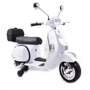 Import SUPER-TOYS ORYGINALNA VESPA PX150 KUFEREK/PX150 VESPA-PX150-BIAŁA - Pojazdy elektryczne dla dzieci - miniaturka - grafika 1