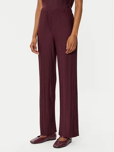 Gina Tricot Spodnie materiałowe 23460 Bordowy Regular Fit - Spodnie damskie - miniaturka - grafika 1