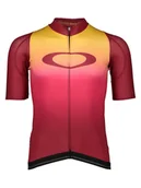 Koszulki sportowe męskie - Oakley Koszulka kolarska "Aero" w kolorze czerwonym - miniaturka - grafika 1