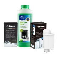 Akcesoria i części do ekspresów do kawy - Zestaw Gaggia - Filtr Saeco Intenza+ CA6702, Odkamieniacz Aqualogis Verde 500ml, Saeco CA6705/60 Środek do Obiegu Mleka - miniaturka - grafika 1
