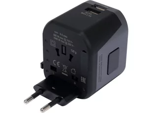 UNIWERSALNY ADAPTER PODRÓŻNY DO PONAD 150 KRAJÓW Z ŁADOWARKĄ 2 X USB 5V/2,4A - Kostki, złączki, wtyczki - miniaturka - grafika 3