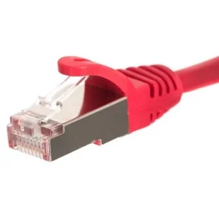 Patchcord RJ45 kat. 5e Ftp/stp, 1m czerwony - Patchcordy - miniaturka - grafika 1
