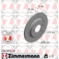Tarcze hamulcowe - Tarcza hamulcowa ZIMMERMANN 320.3814.20 - miniaturka - grafika 1