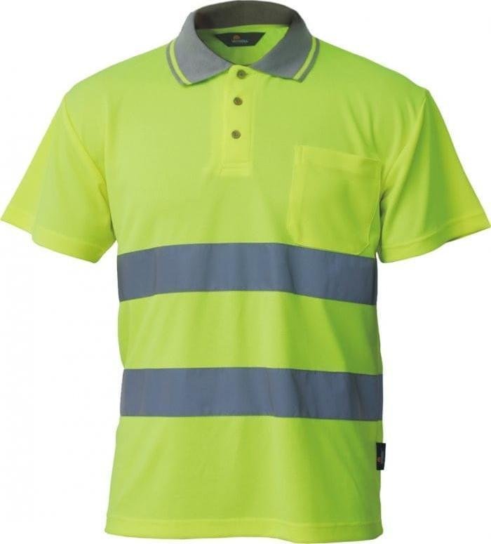 VIZWELL KOSZULKA POLO OSTRZEGAWCZA ŻÓŁTA XXL VWPS01-BY/XXL VIZWELL