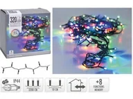 Oświetlenie świąteczne - Home Styling Collection Lampki choinkowe 320 LED zewnętrzne 32 m multicolor wielokolorowe AX8406050 - miniaturka - grafika 1