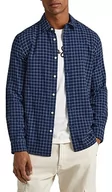 Koszule męskie - Pepe Jeans Koszula męska Cleveland, Niebieski (Dulwich), S - miniaturka - grafika 1