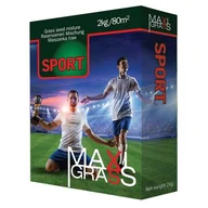 Trawy i trawniki - Mieszanka traw Maxi Grass Sport 2 kg Granum - miniaturka - grafika 1