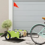 Przyczepki rowerowe - Przyczepka rowerowa, zielona, tkanina Oxford i żelazo Lumarko! - miniaturka - grafika 1