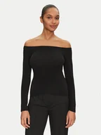 Bluzki damskie - ONLY Bluzka Glamour 15339763 Czarny Slim Fit - miniaturka - grafika 1