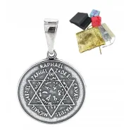 Zawieszka Srebrna 925 Medalik Siedmiu Archaniołów Wisior Na Prezent