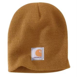 Czapki damskie - Czapka Carhartt Acrylic Knit Hat BRN brązowy - grafika 1