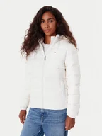 Kurtki damskie - Tommy Jeans Kurtka puchowa Basic DW0DW18312 Biały Slim Fit - miniaturka - grafika 1