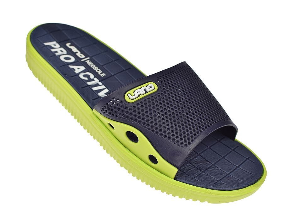 Klapki męskie basenowe Pro Active lekkie Lano KL-4-6168 X1 BK rozmiary męskie: 45