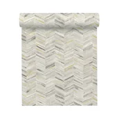 Tapety - Tapeta 383093 w jodełkę beżowa winylowa na flizelinie - miniaturka - grafika 1