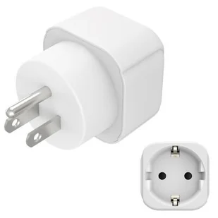 Adapter podróżny HAMA Basic 223438 (Europa - USA) - Gniazdka elektryczne - miniaturka - grafika 1