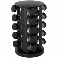 Pojemniki kuchenne - Pojemniki Na Przyprawy Przyprawnik Stojak Zioła Obrotowy 20 Szt + Naklejki - miniaturka - grafika 1