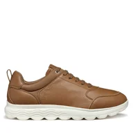 Sneakersy męskie - Sneakersy Geox U Spherica U55BYA 00046 C6018 Brązowy - miniaturka - grafika 1