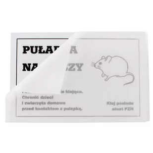 Pułapka Lepowa Z Silnym Atraktantem Na Myszy Haccp - Zwalczanie i odstraszanie szkodników - miniaturka - grafika 1