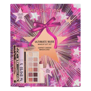 MAKEUP REVOLUTION Ultimate Nude Make Up Gift Set - Zestawy kosmetyków damskich - miniaturka - grafika 1