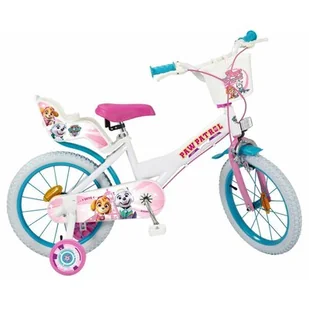 NICKELODEON Psi Patrol 16 cali biały 2023 - Rowery - miniaturka - grafika 1